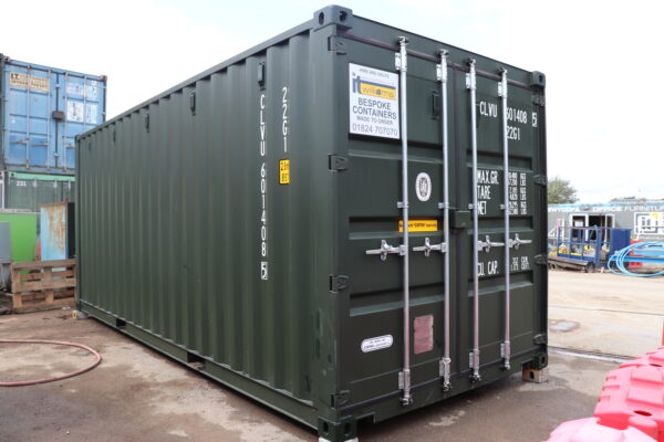 20ft shipping container workshop conversion by I T Williams